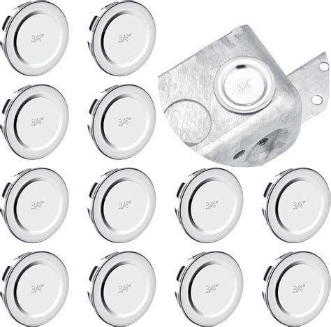 electrical box cover with 3/4 knockout|36 Pcs Knockout Seal Electrical Box Knockout Plugs for 3/4 Inch .